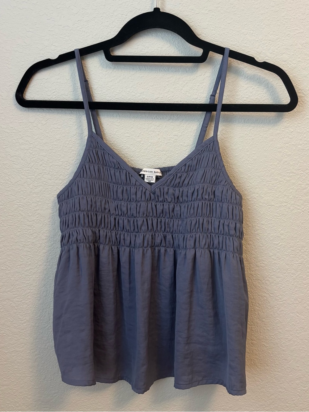 American Eagle Smocked Babydoll Tank